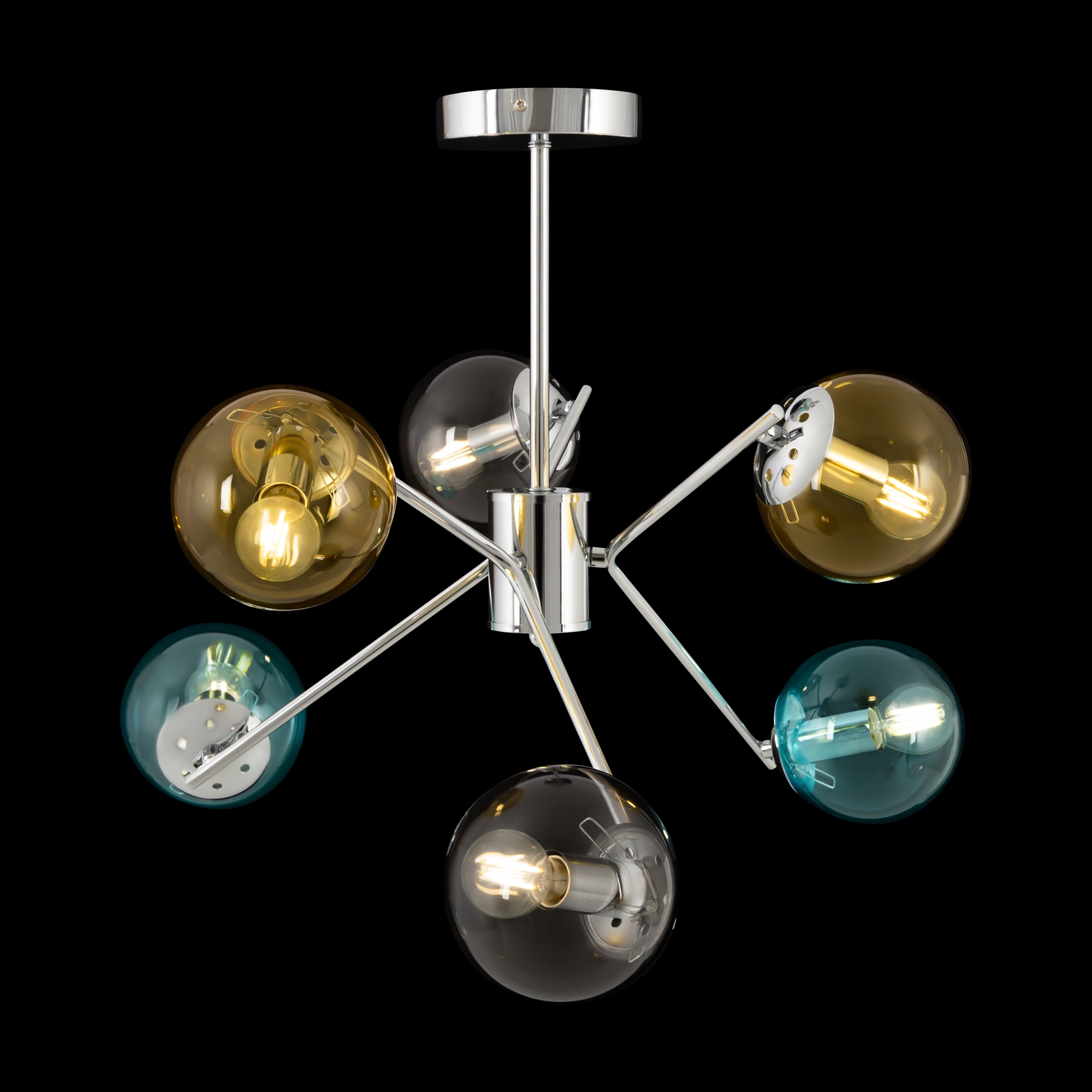 Candelabru Nancy, Metal Crom, 40W, MAYTONI MOD139PL-06CH [5]