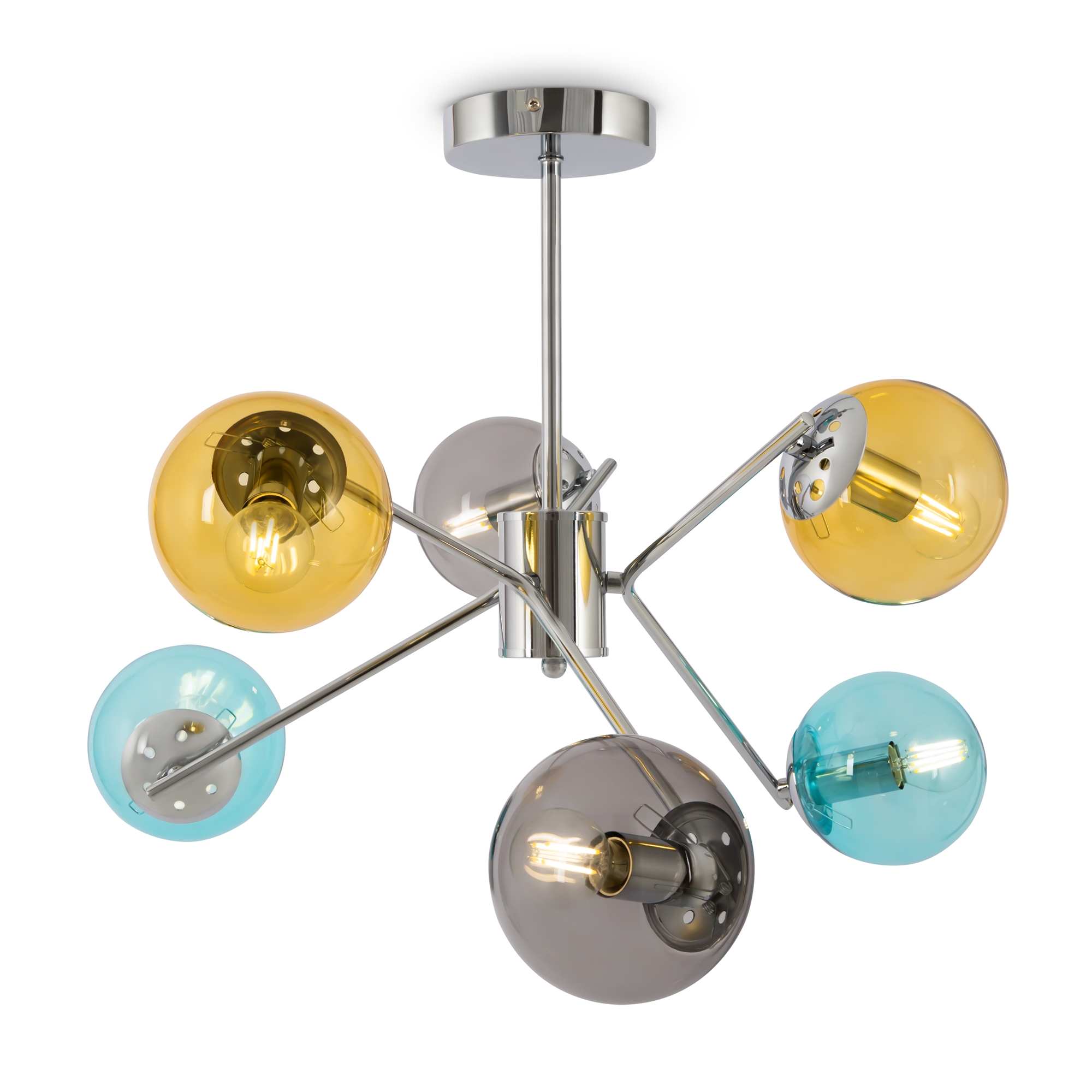 Candelabru Nancy, Metal Crom, 40W, MAYTONI MOD139PL-06CH [9]