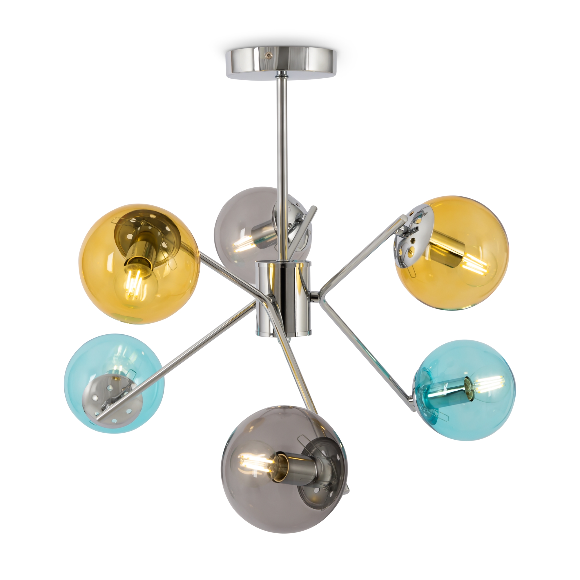 Candelabre - Candelabru Nancy, Metal Crom, 40W, MAYTONI MOD139PL-06CH