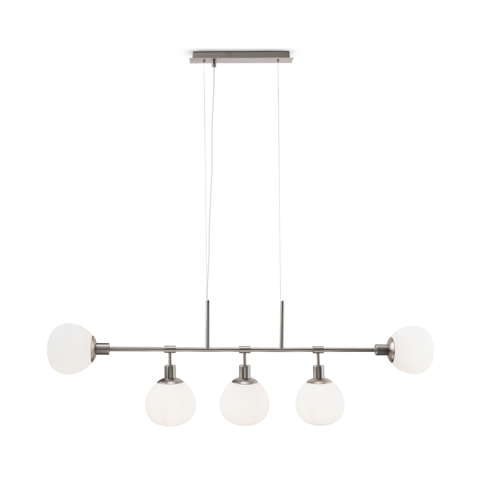 Produse - Corp de iluminat suspendat Erich, Metal Nichel, 40W, MAYTONI MOD221-PL-05-N
