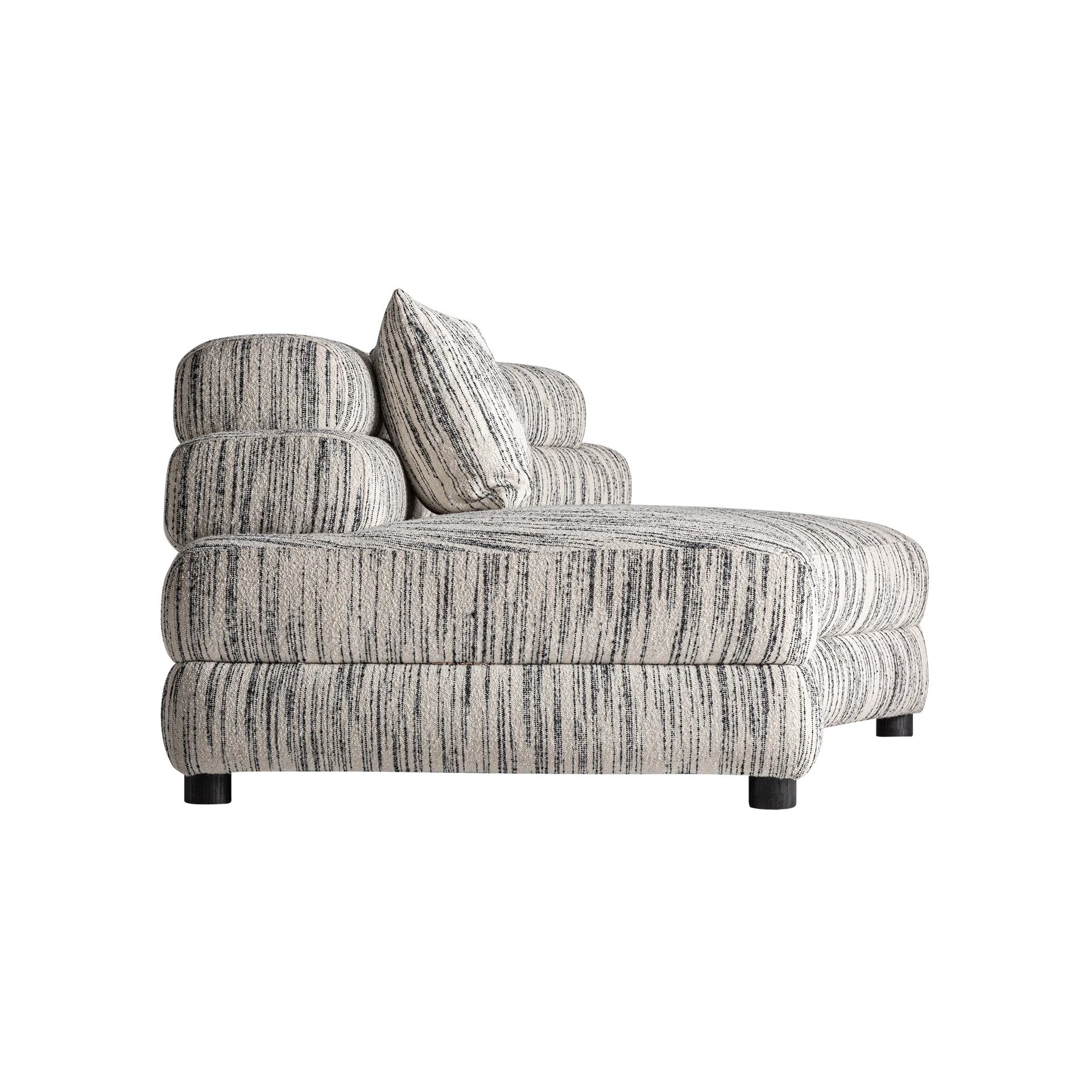 Canapea din Poliester, Placaj si Lemn de Pin, Alb, 195x110x83 cm, Stil Clasic - VicalHome 36131 [12]
