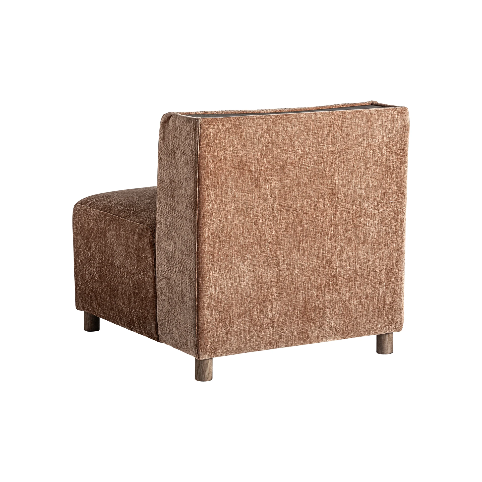 Canapea din Poliester, Lemn de Pin si Placaj, Maro, 72x85x76 cm - VicalHome 36137 [28]