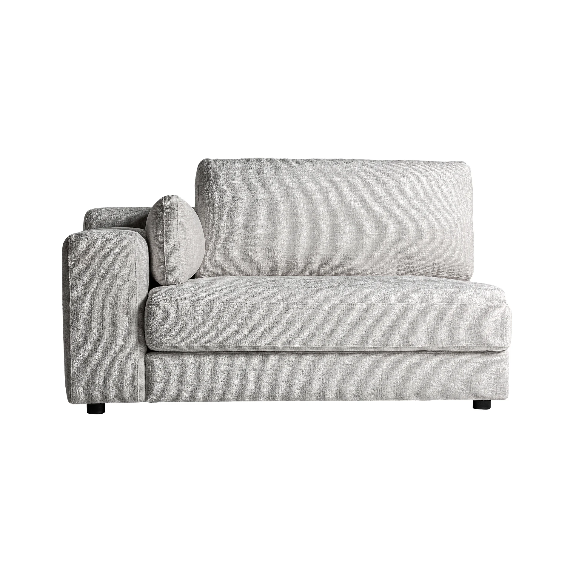 Canapea din Poliester, Alb-crem, 140x106x85 cm - VicalHome 35128 [2]