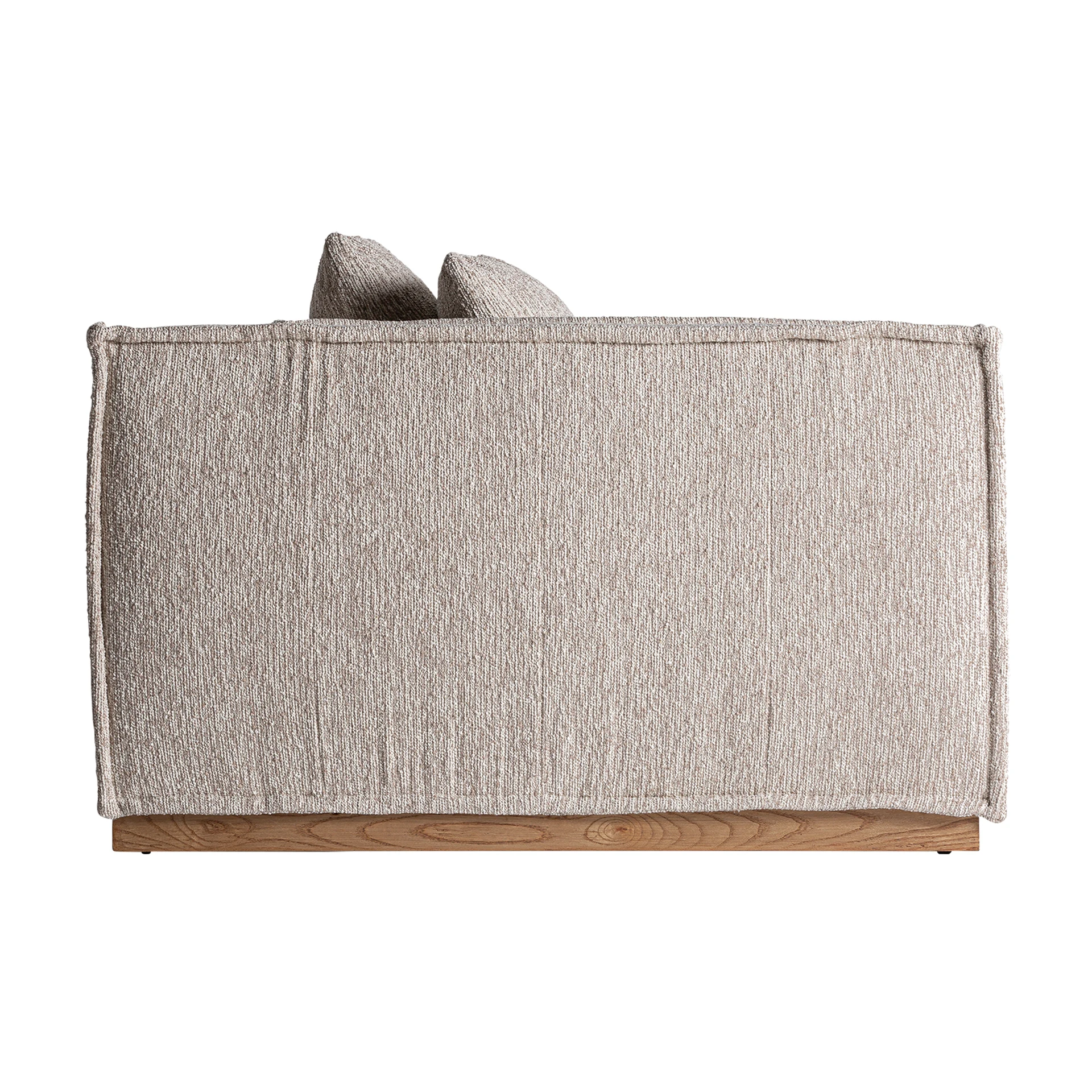 Canapea din Poliester si Lemn de Pin, Bej, 122x122x84 cm, Stil Art Deco - VicalHome 34463 [11]