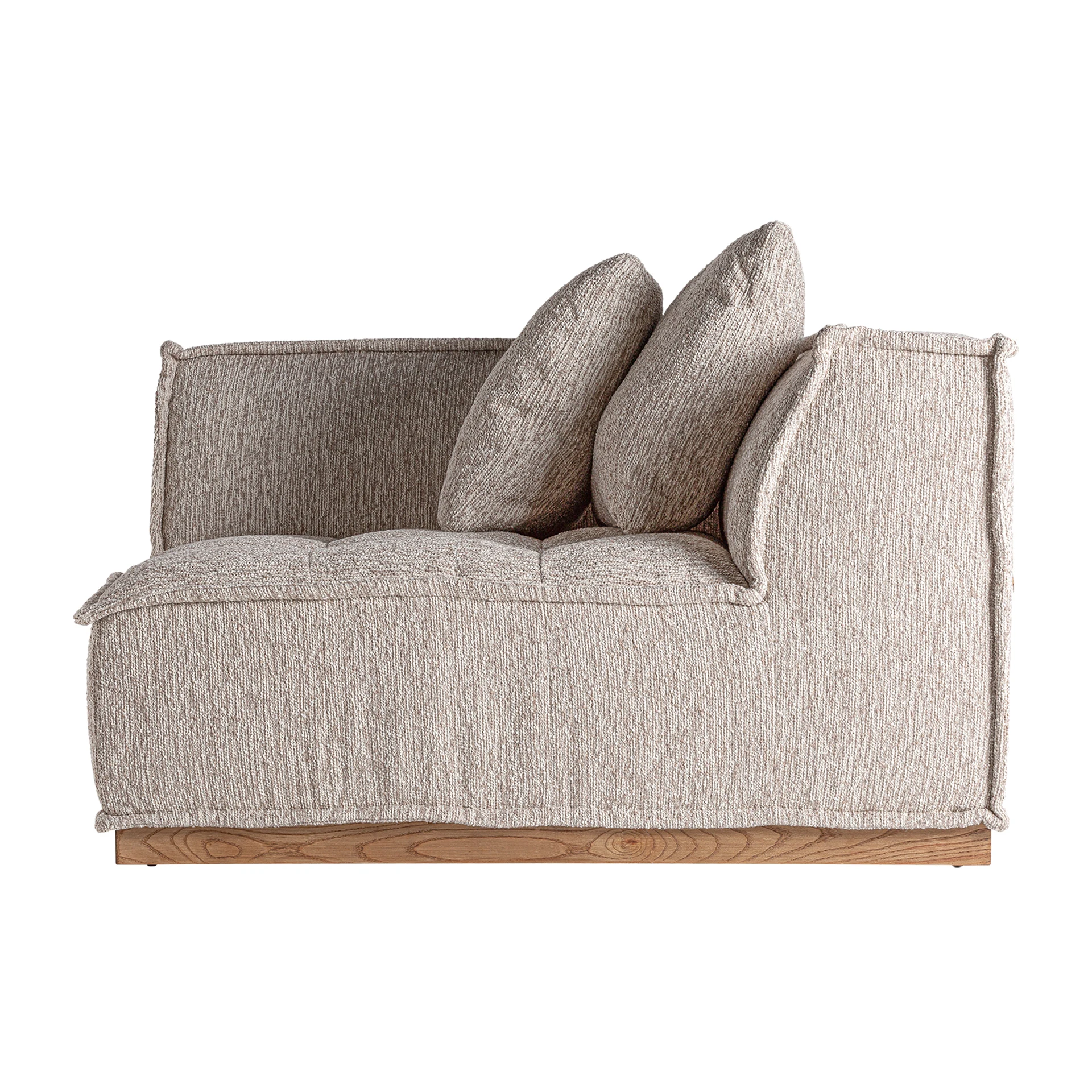 Canapea din Poliester si Lemn de Pin, Bej, 122x122x84 cm, Stil Art Deco - VicalHome 34463 [26]