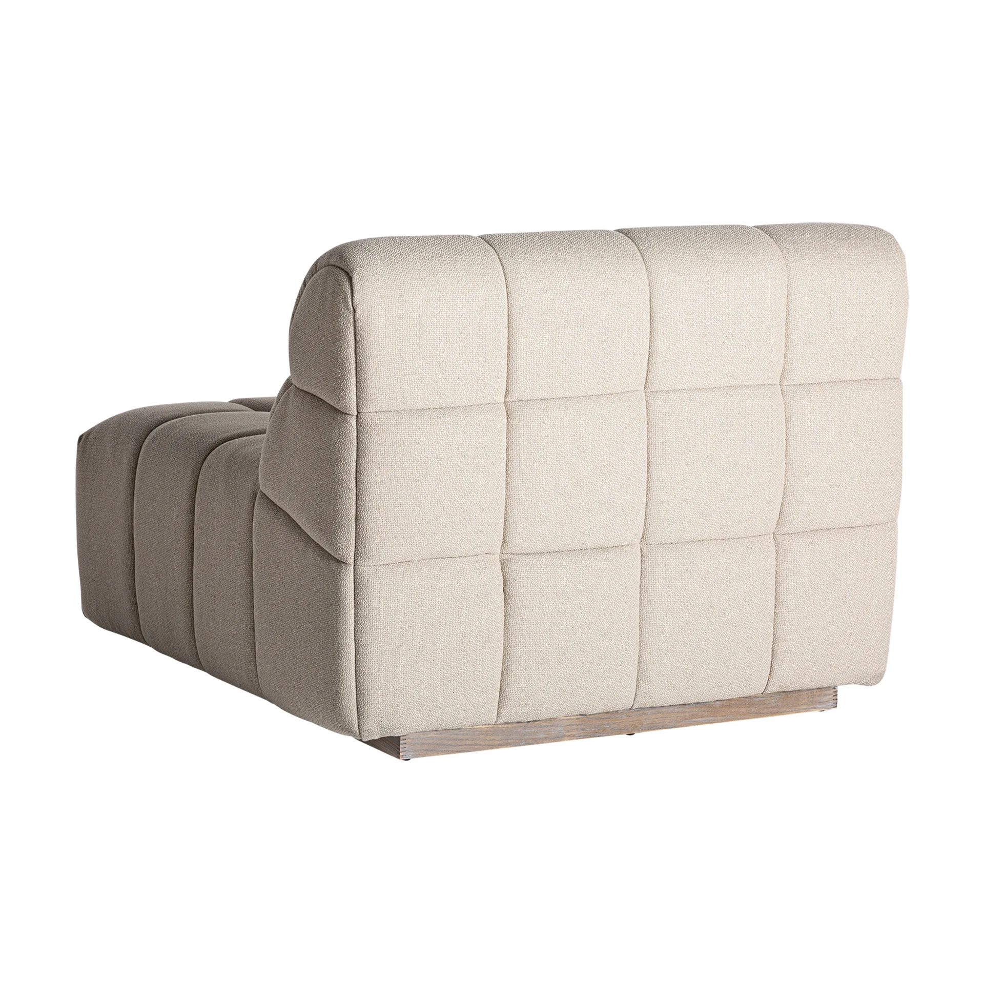 Canapea din Poliester si Lemn de Pin, Maro Deschis, 100x97x74 cm, Stil Contemporan - VicalHome 33220 [20]