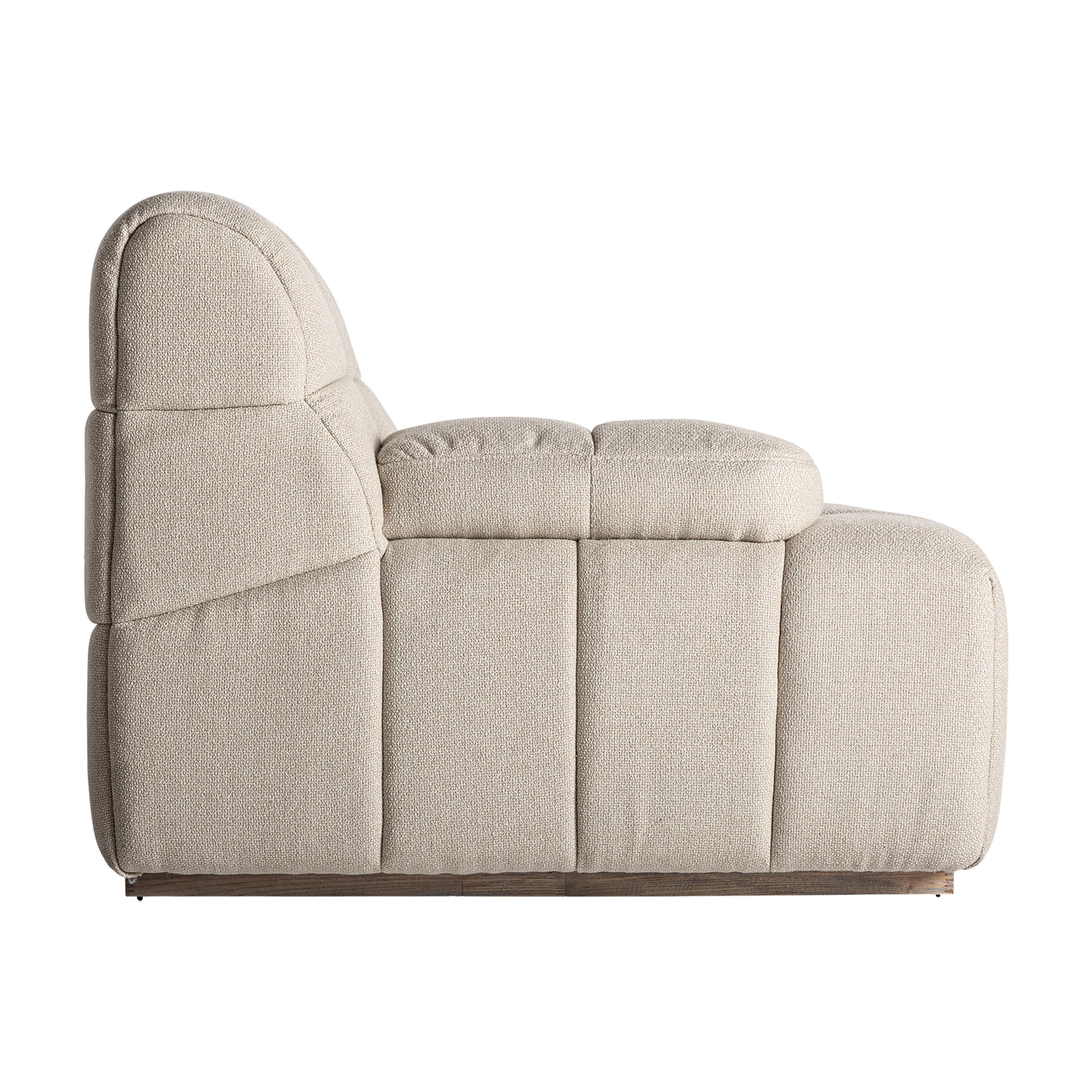 Canapea din Poliester si Lemn de Pin, Maro Deschis, 100x97x74 cm, Stil Contemporan - VicalHome 33220 [15]