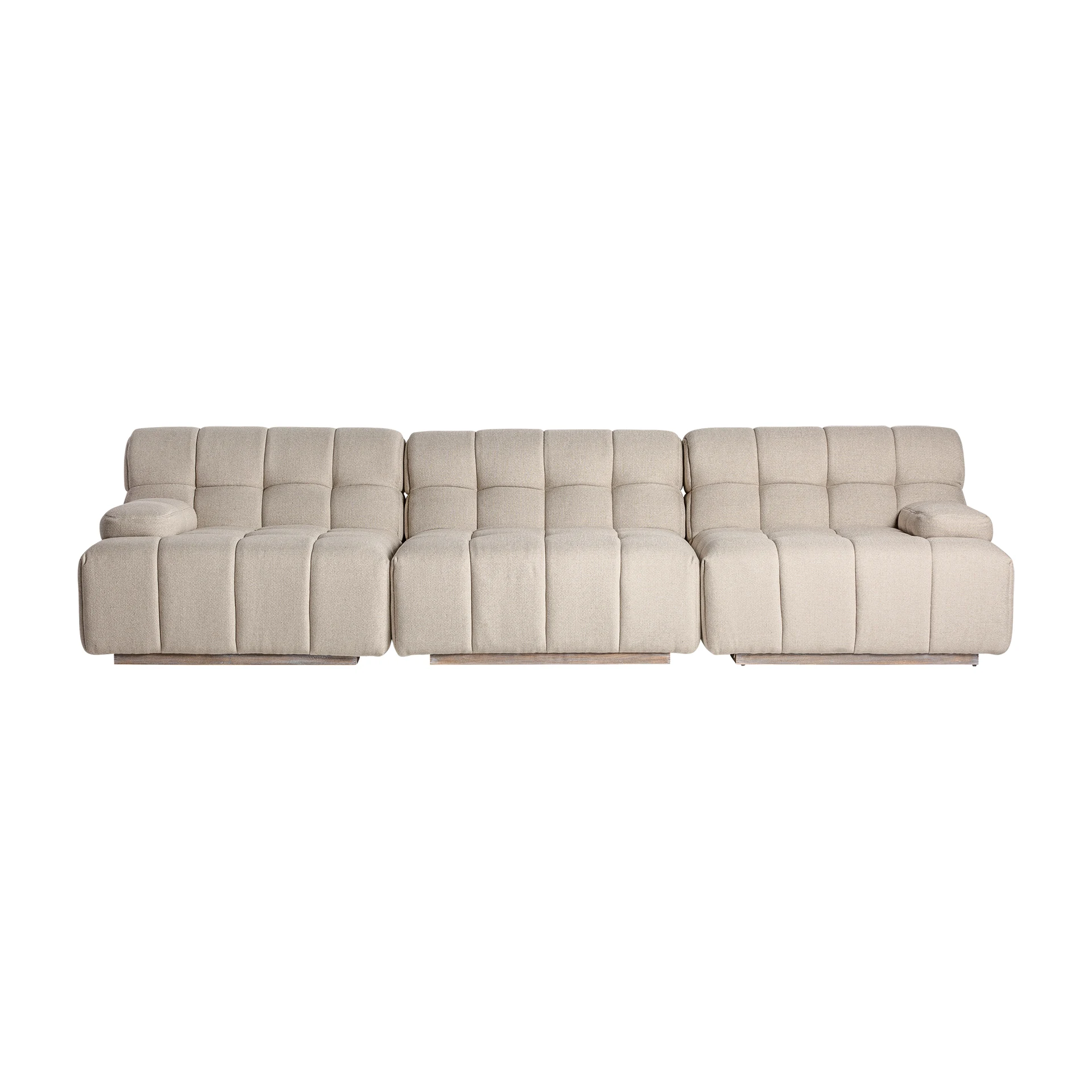Canapea din Poliester si Lemn de Pin, Maro Deschis, 100x97x74 cm, Stil Contemporan - VicalHome 33220 [30]