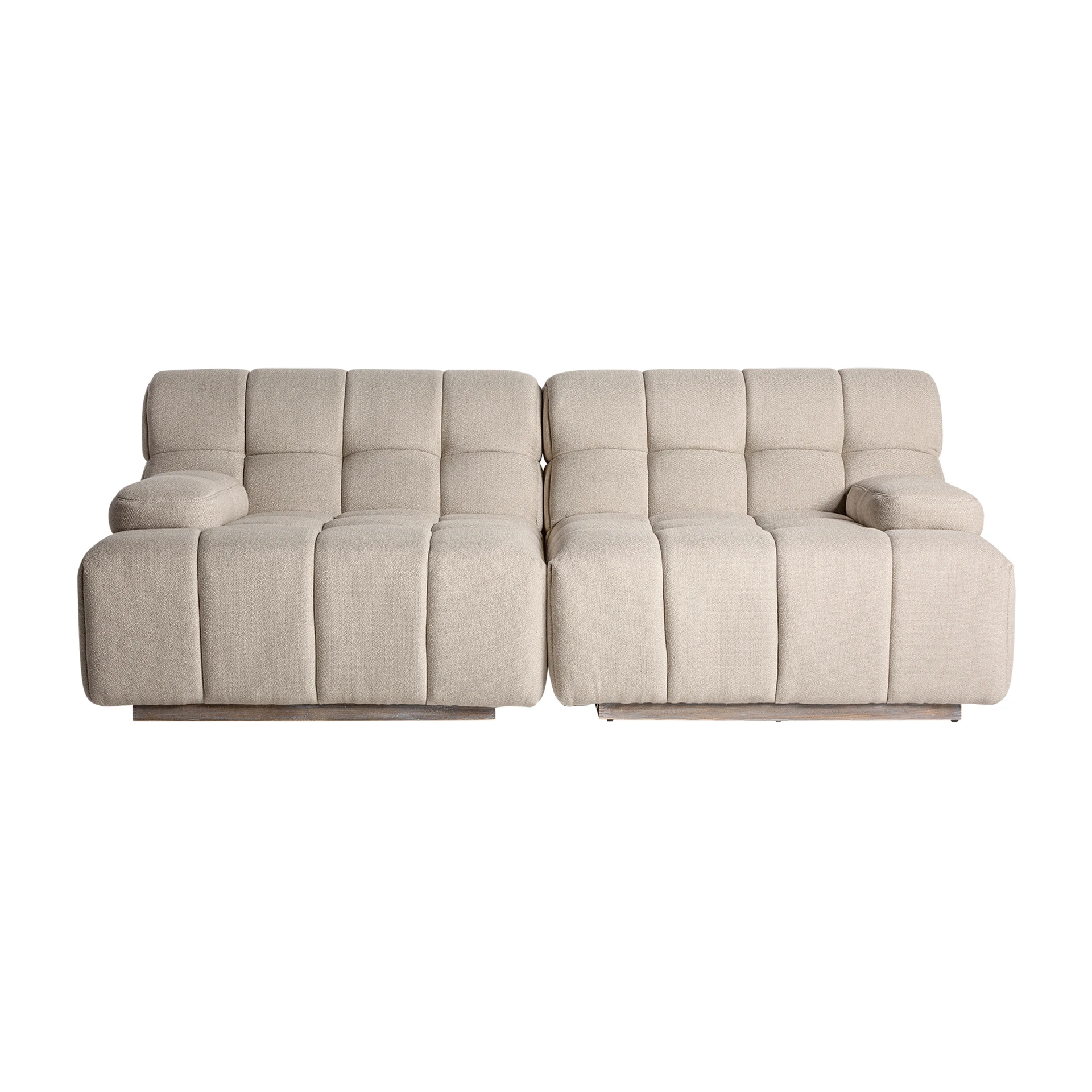 Canapea din Poliester si Lemn de Pin, Maro Deschis, 100x97x74 cm, Stil Contemporan - VicalHome 33220 [25]