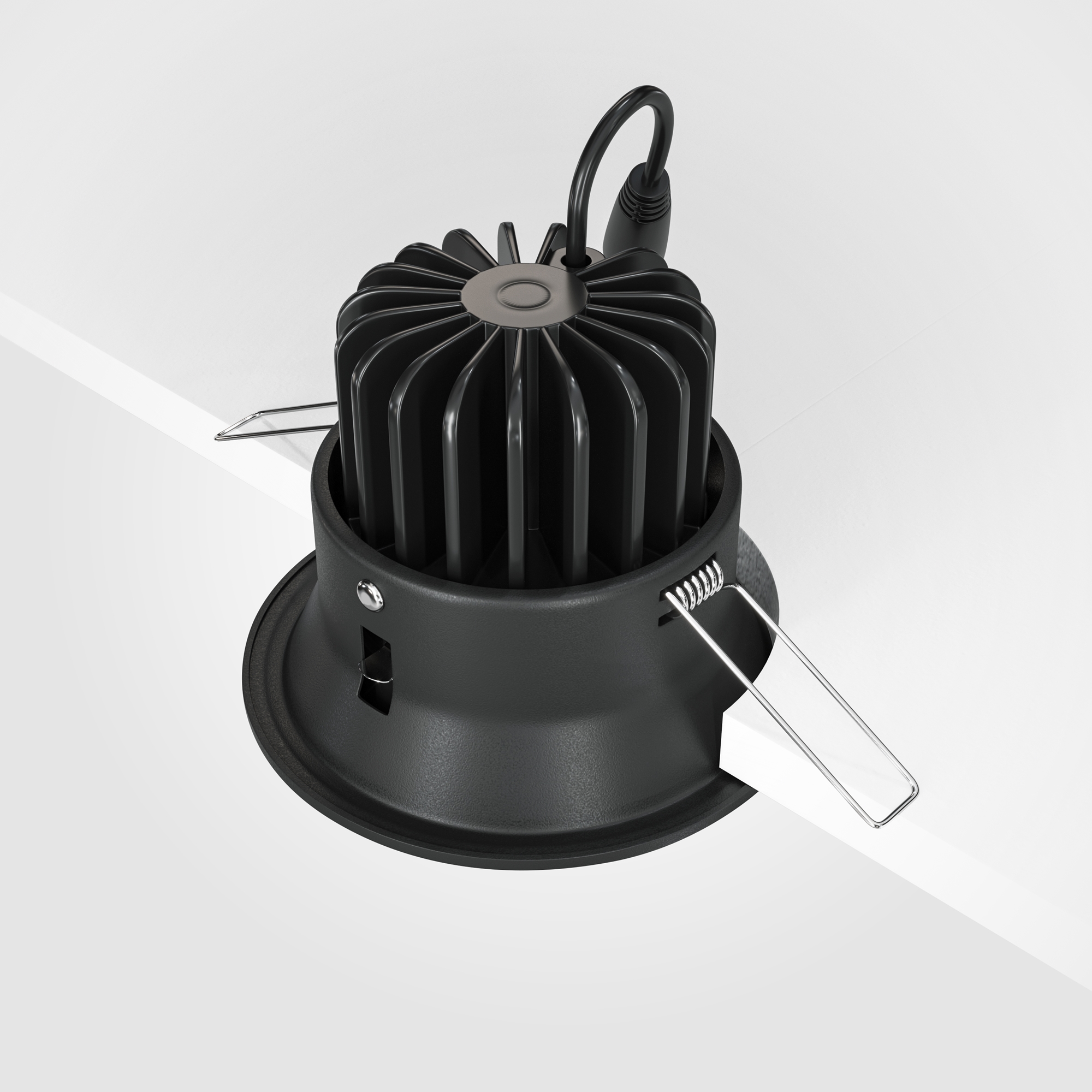 Corp de iluminat încastrat Yin, Aluminiu Negru, 12W, MAYTONI DL031-L12W3K-D-B [6]