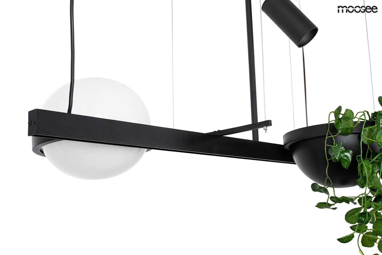 Pendul Plant 120x45x205,5 cm, Negru - Moosee [3]