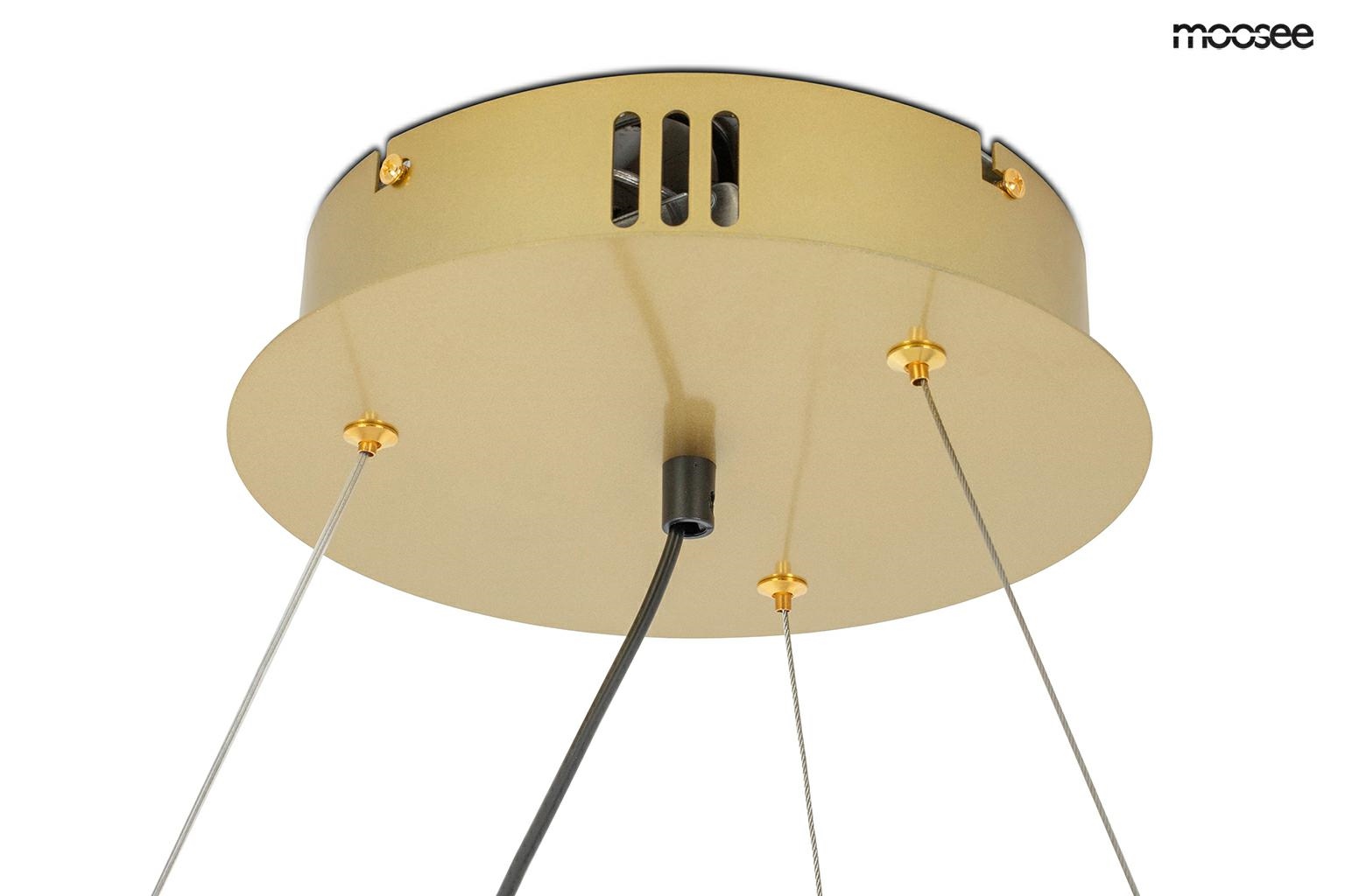 Lustră Circle Spot 98x98x206 cm, Oțel Inoxidabil Auriu - Moosee [9]