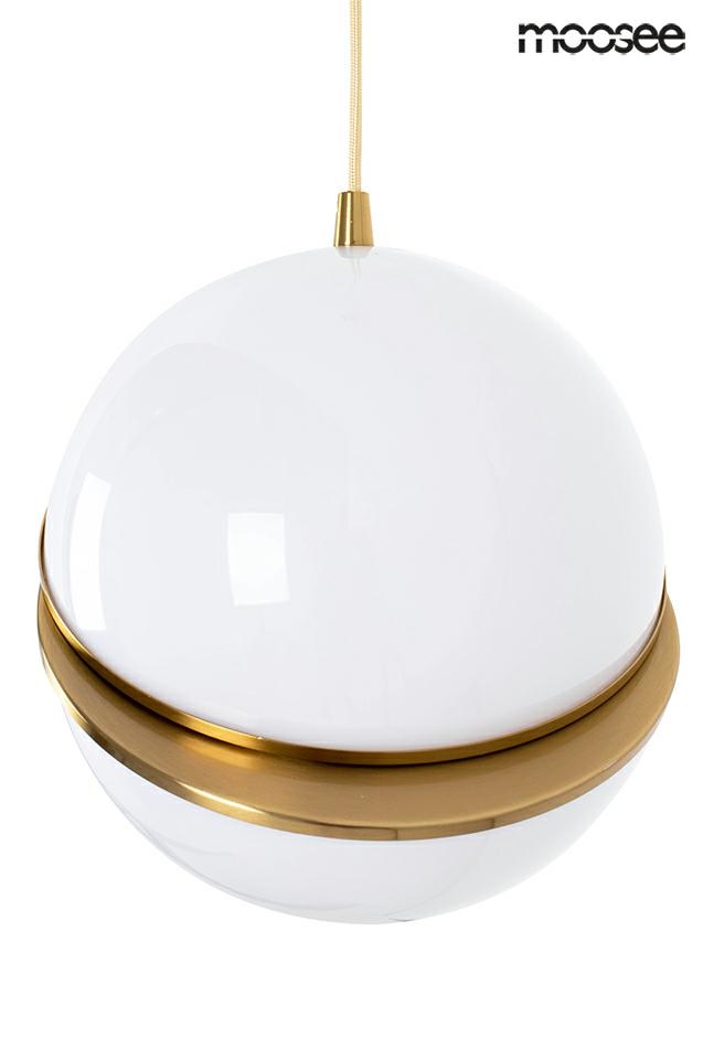 Pendul Globe 20x20x220 cm, Metal și Acril Auriu Periat Metal - Moosee [5]