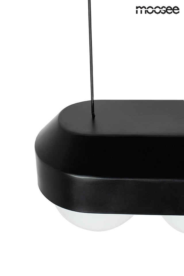 Lustră Drops 3 33x12x225 cm, Negru - Moosee [4]