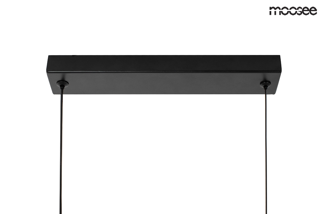 Lustră Drops 3 33x12x225 cm, Negru - Moosee [5]