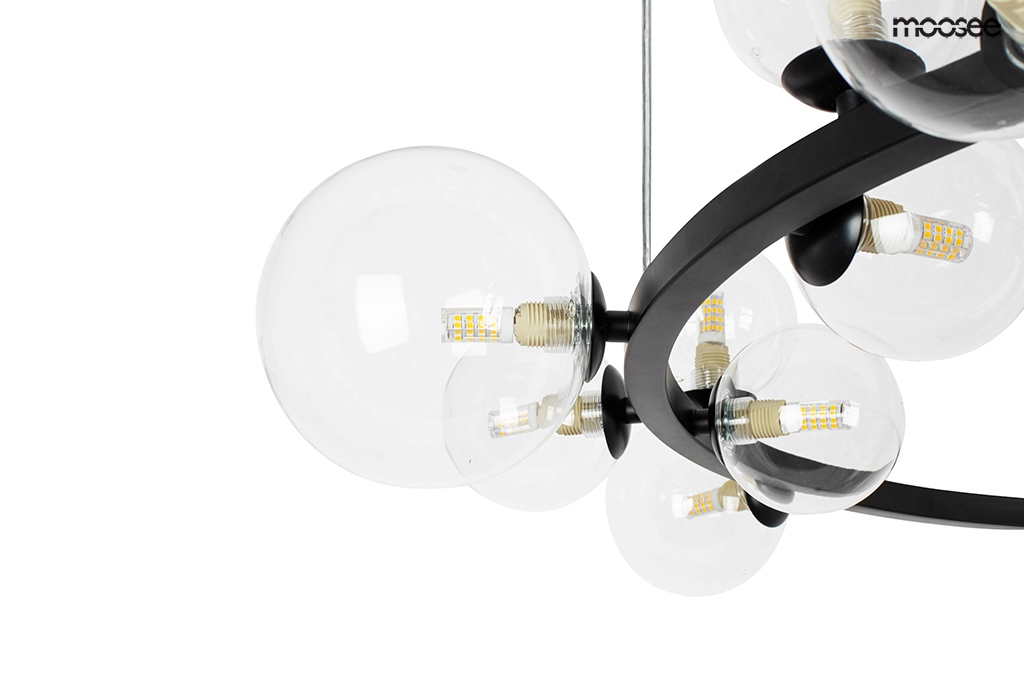 Pendul Alure 85x85x230 cm, Negru - Moosee [3]