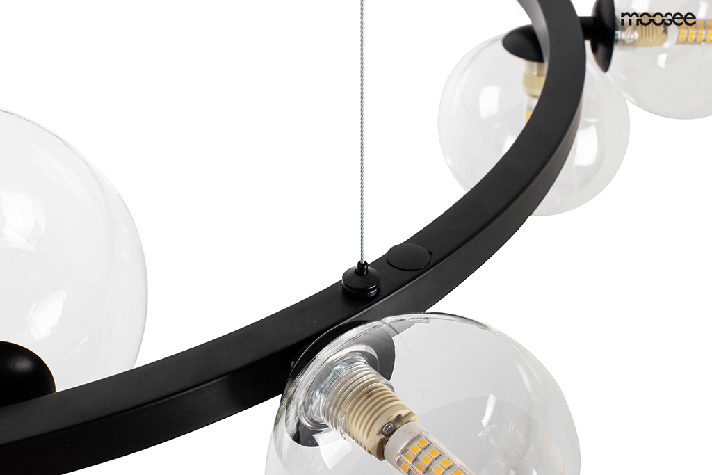 Pendul Alure 85x85x230 cm, Negru - Moosee [5]