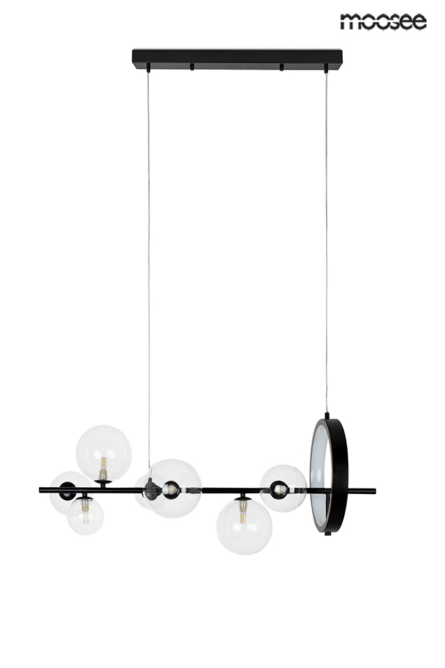 Lustră Alure Line 90x30x230 cm, Metal Negru - Moosee [2]