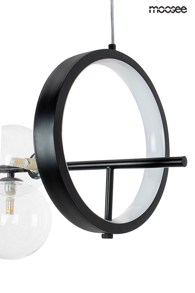 Lustră Alure Line 90x30x230 cm, Metal Negru - Moosee [3]