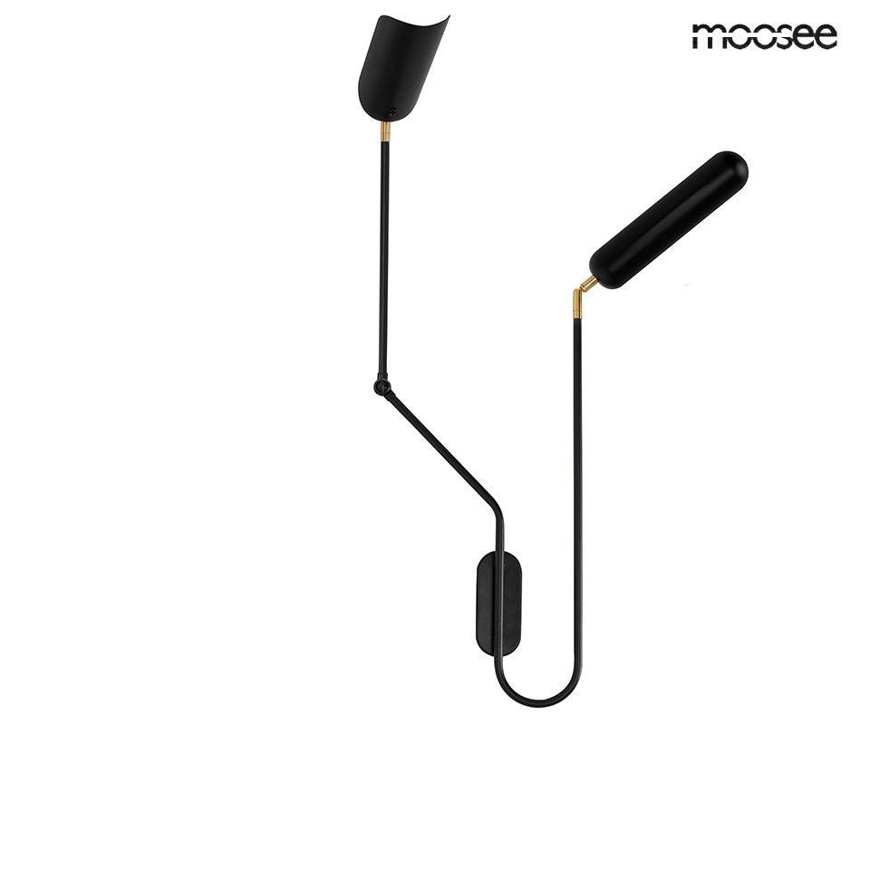 Aplică Tenta, Metal Negru Mat - Moosee [2]