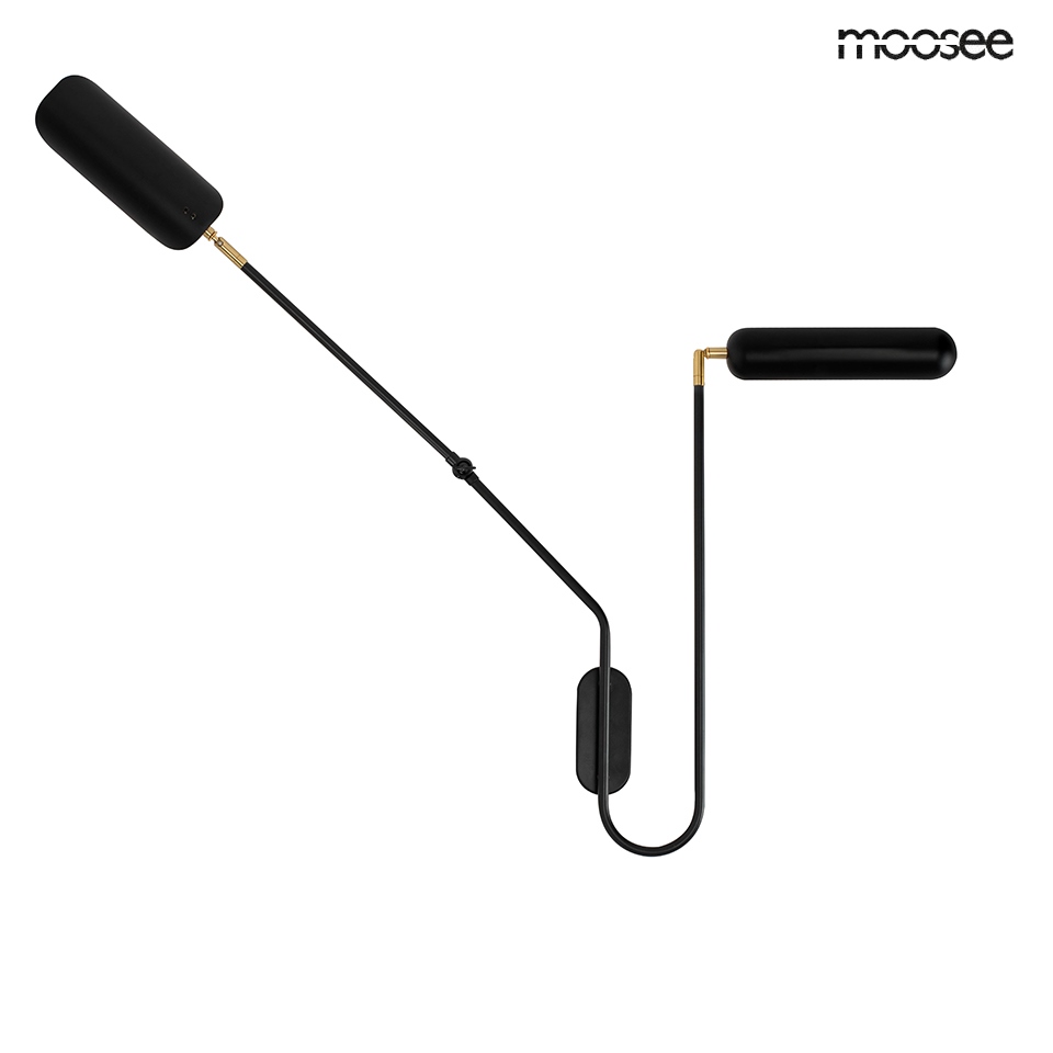 Aplică Tenta, Metal Negru Mat - Moosee [4]