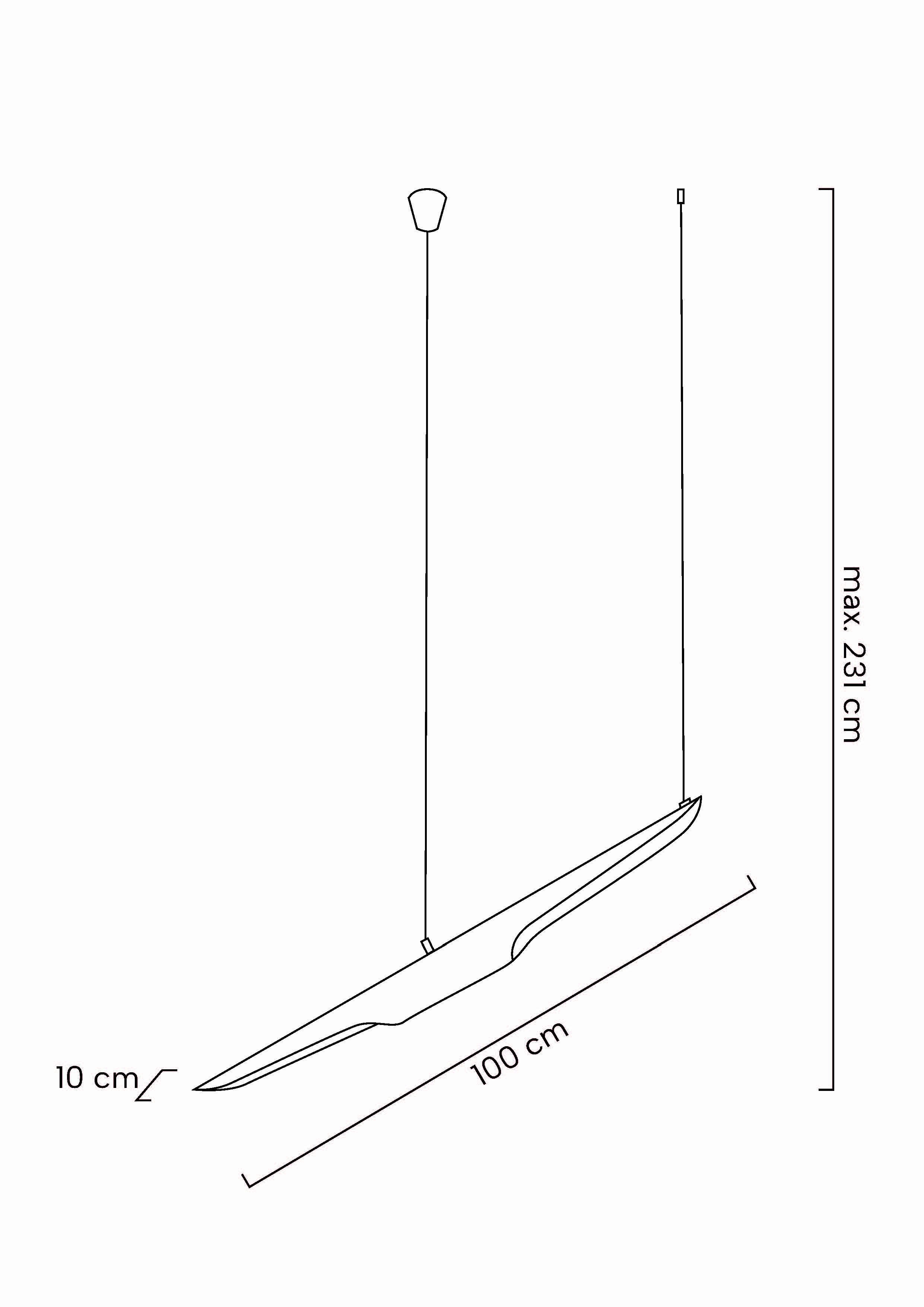 Pendul Conteo 100x100x231 cm, Aluminiu Negru Mat - Moosee [10]