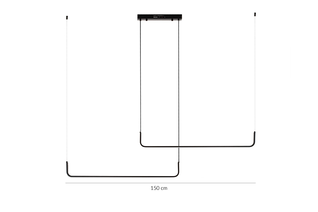 Pendul Shape Duo 120, Aluminiu Negru - Moosee [12]