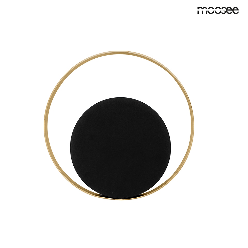 Aplică Band 26x8x26 cm, Metal Auriu; Negru - Moosee [5]