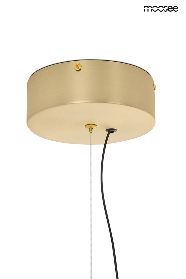 Pendul Echo 140 145x25x265 cm, Metal și Sticlă Transparentă Auriu - Moosee [4]