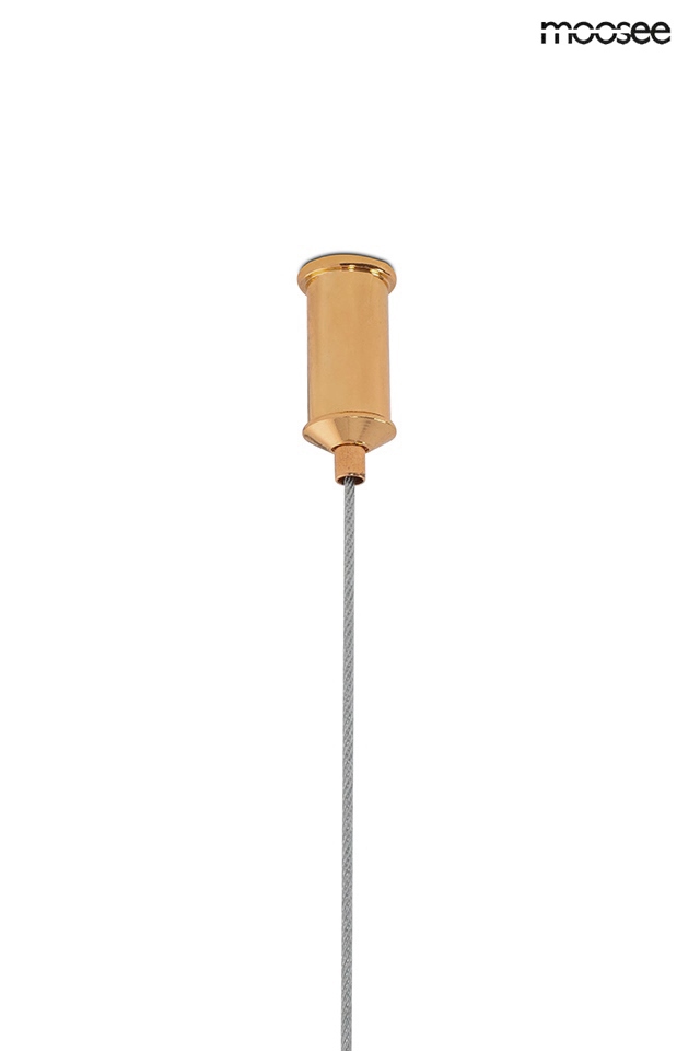 Pendul Echo 140 145x25x265 cm, Metal și Sticlă Transparentă Auriu - Moosee [5]