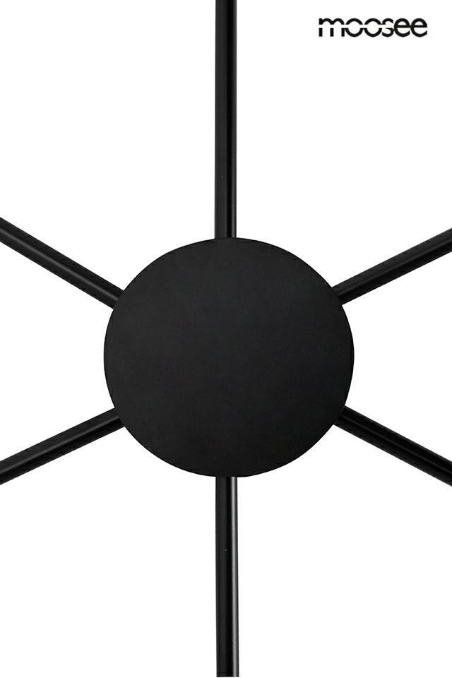 Aplică Shadow 6 107x4x107 cm, Metal și Aluminiu Negru - Moosee [4]