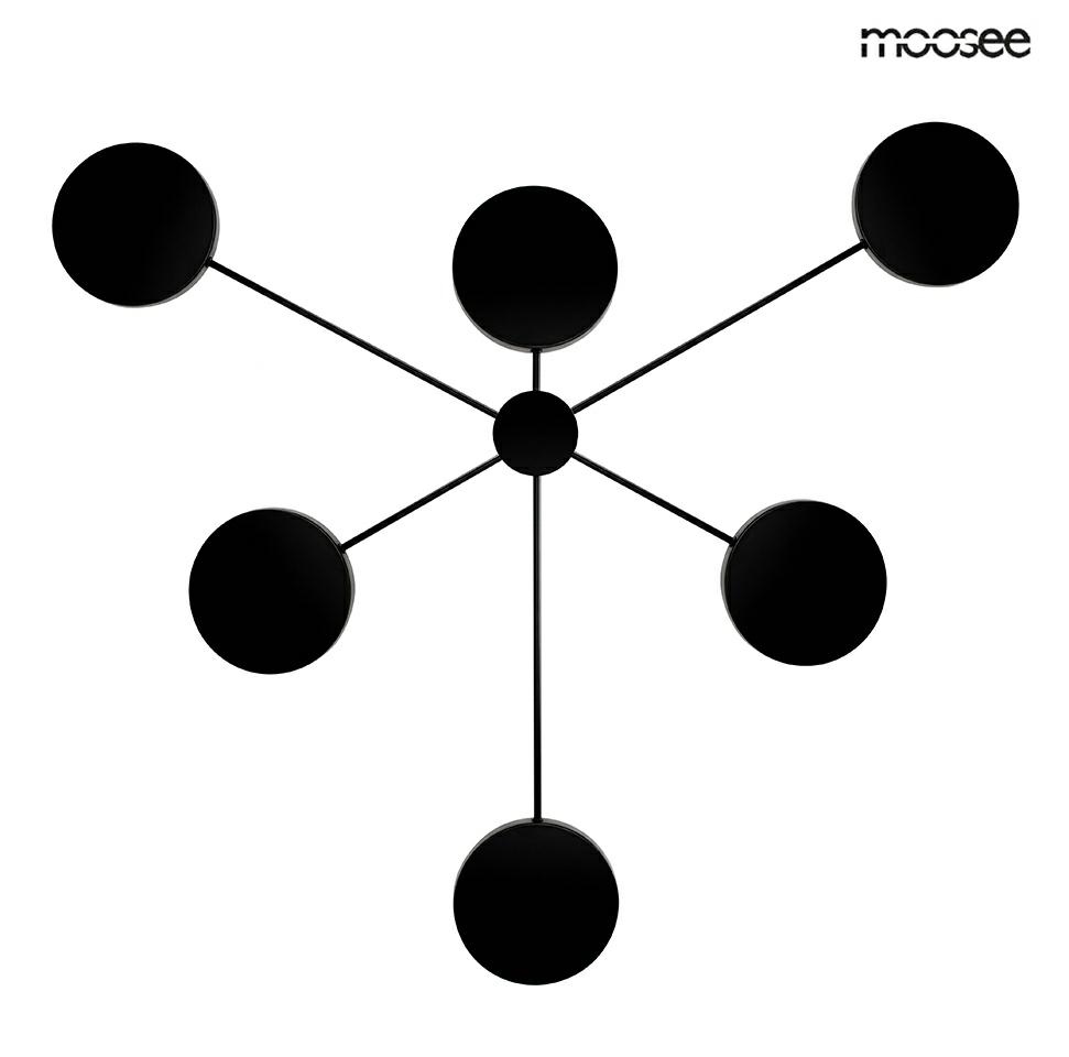 Produse - Aplică Shadow 6 107x4x107 cm, Metal și Aluminiu Negru - Moosee