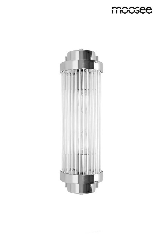 Produse - Aplică Column 40 12x16,5x41,5 cm, Argintiu - Moosee
