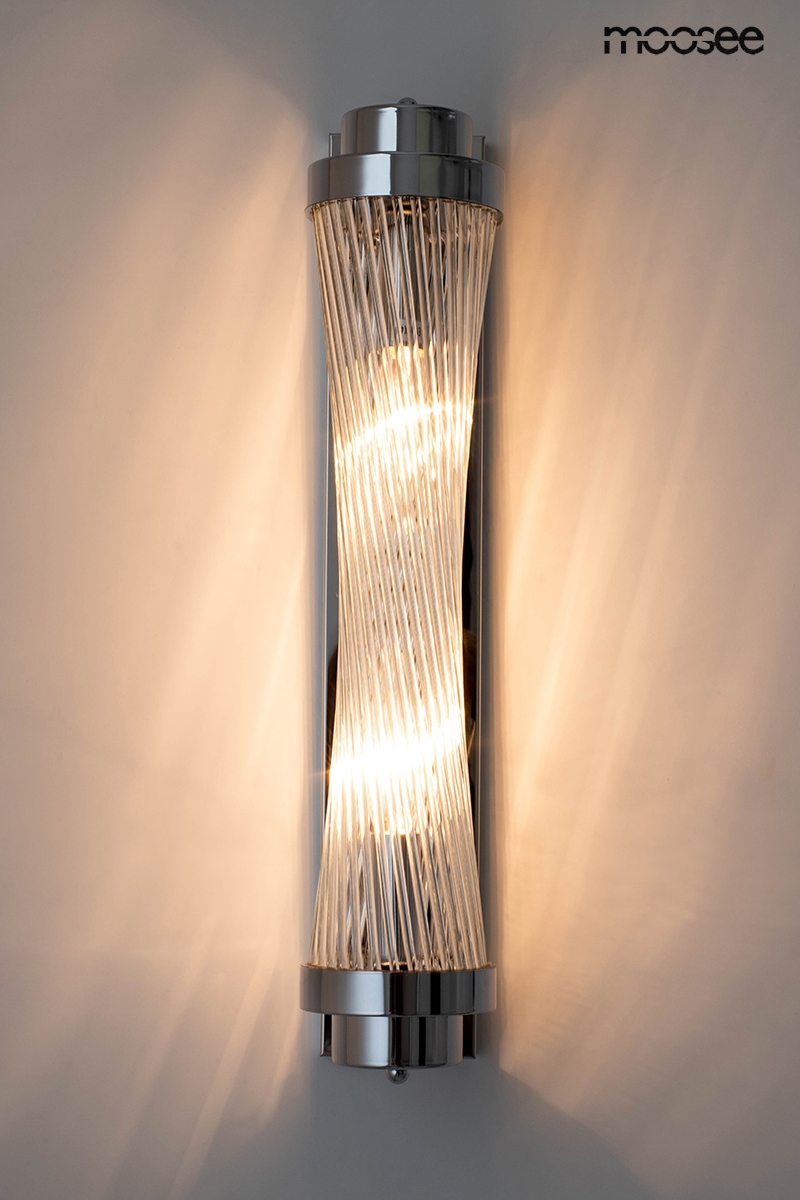 Aplică Column 60 12x15x63 cm, Argintiu Cromat - Moosee [3]
