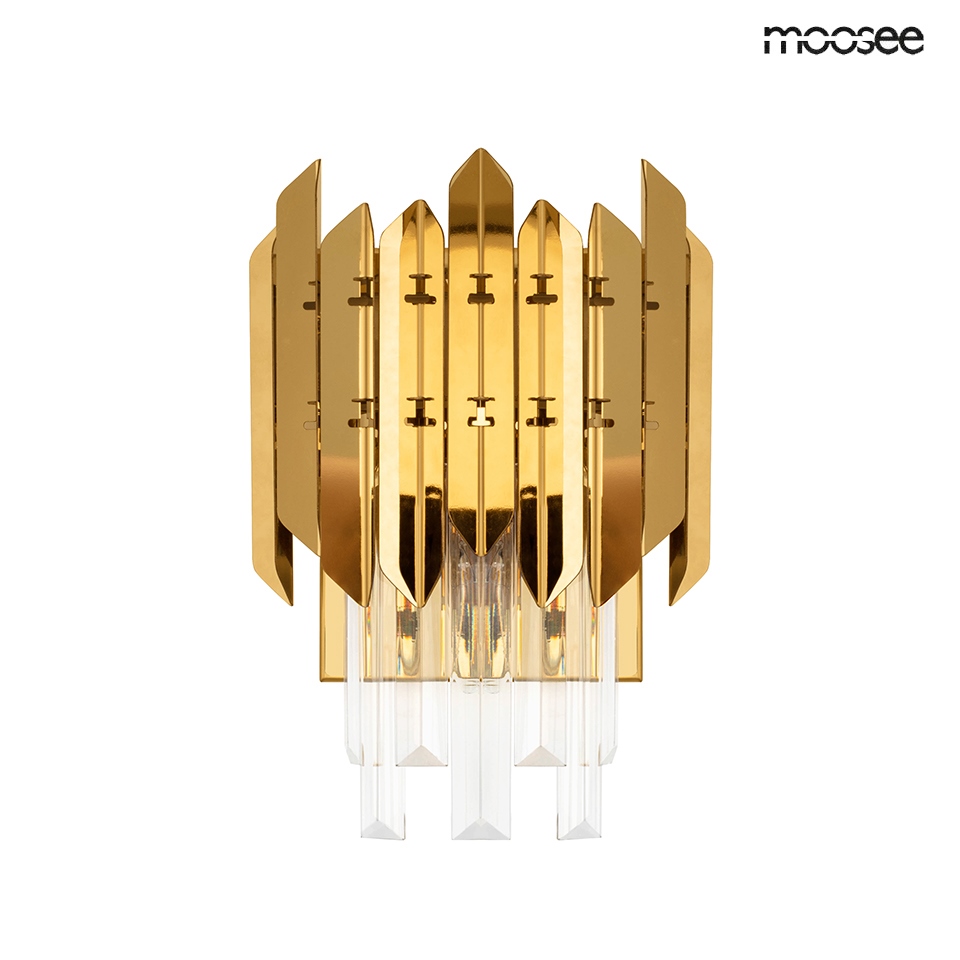 Aplice LED - Aplică Majestic 19x10x27 cm, Auriu - Moosee