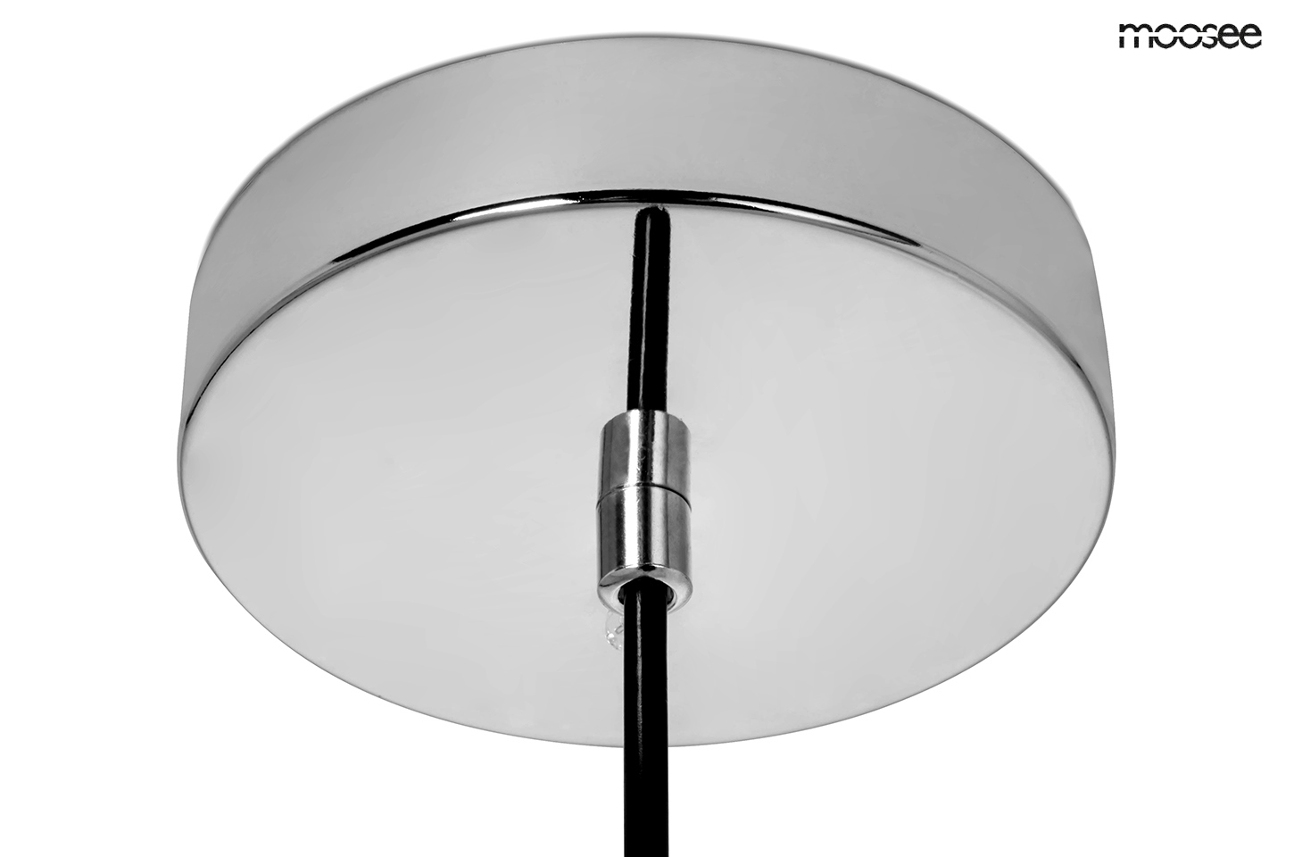 Pendul Disco 25x25x240 cm, Oțel Lustruit Argintiu Cromat - Moosee [6]