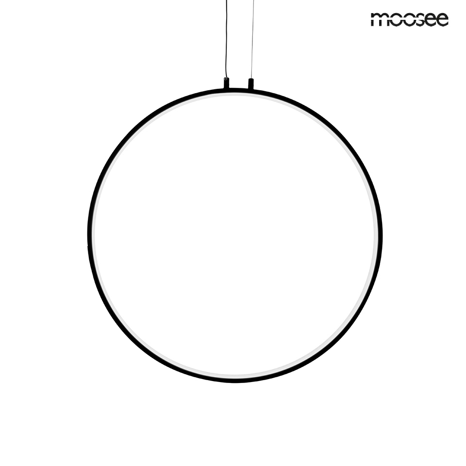 Produse - Pendul Circulo 60x15x250 cm, Metal și Aluminiu Negru - Moosee