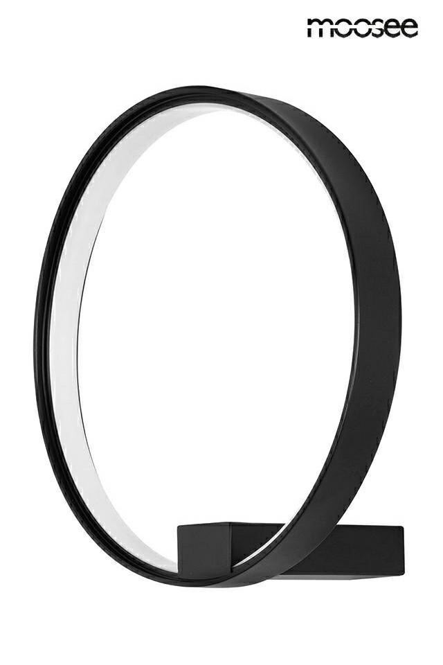 Aplice LED - Aplică Circle Wall 26,5x13x26,5 cm, Aluminiu Negru - Moosee
