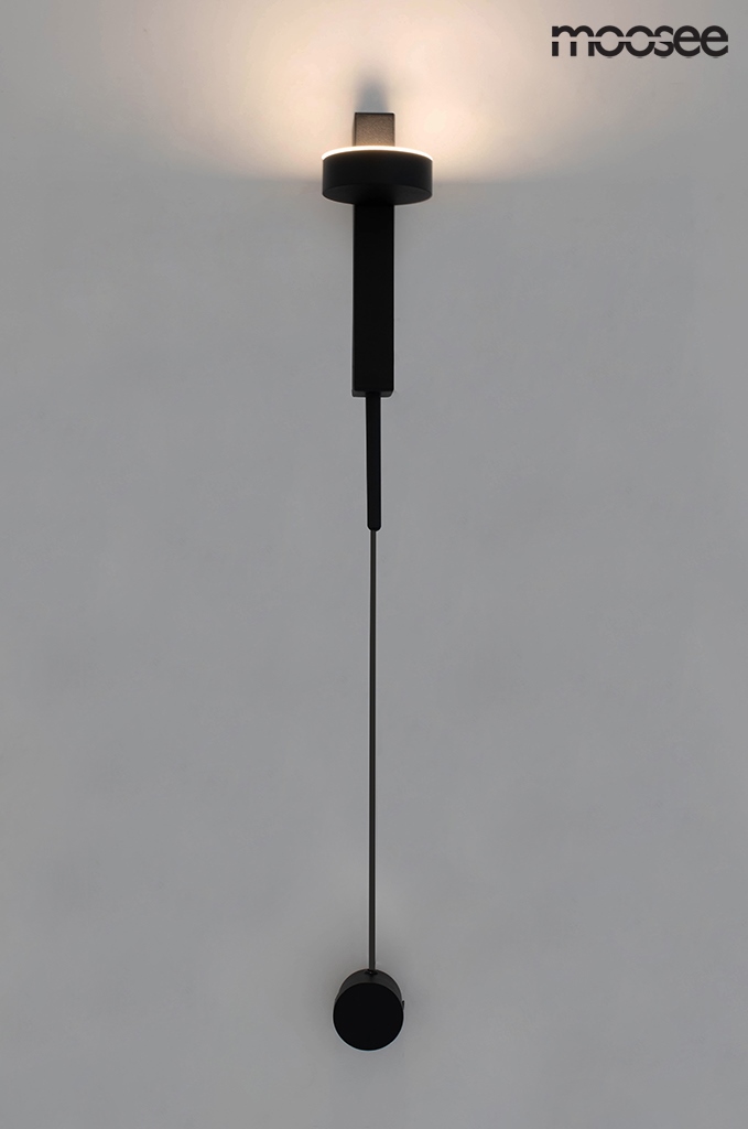Aplică Clarid Black 8x15x113 cm, Aluminiu și Oțel - Moosee [10]