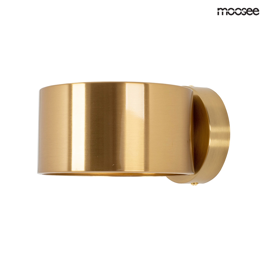 Aplice LED - Aplică Arro 15x18x10 cm, Oțel Auriu - Moosee