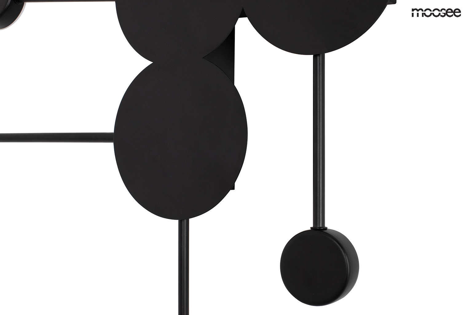 Aplică Shadow Multi 102x5,5x80 cm, Metal Negru Mat - Moosee [2]