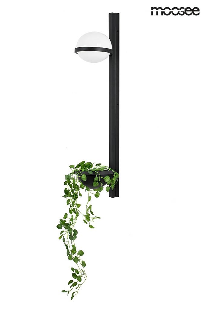 Produse - Aplică Plant Wall 22x28,5x110 cm, Negru - Moosee