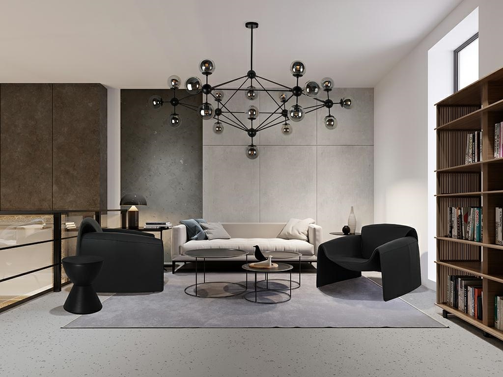 Fotoliu Flessi, Piele Ecologică Negru - King Home [12]