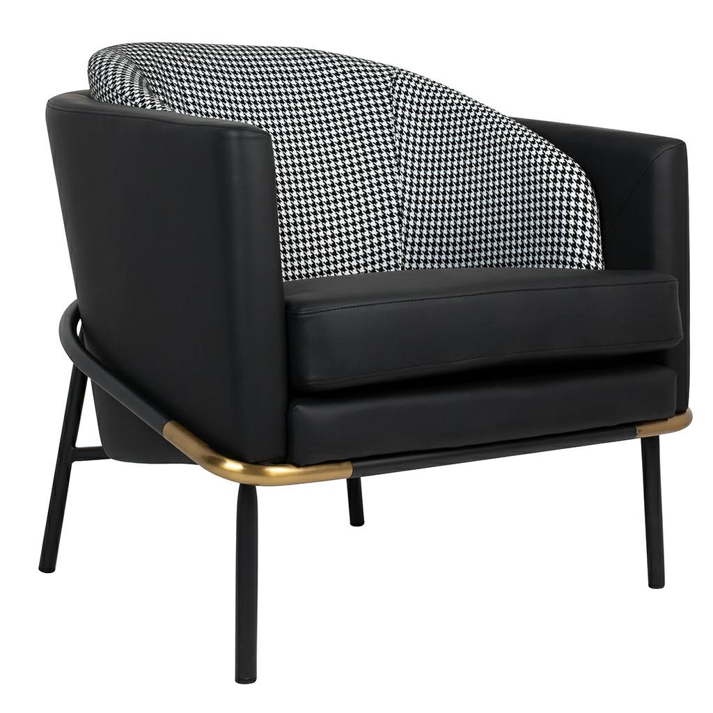 Produse - Fotoliu Gubi 75x85x80 cm, Metal Negru - King Home