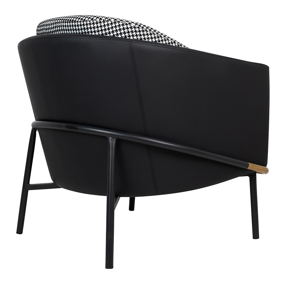 Fotoliu Gubi 75x85x80 cm, Metal Negru - King Home [3]