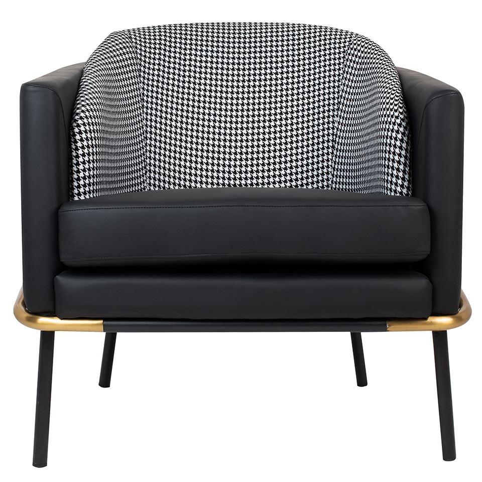 Fotoliu Gubi 75x85x80 cm, Metal Negru - King Home [4]