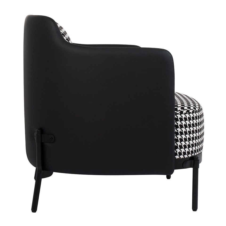 Fotoliu Venice Black 73x70x73 cm - King Home [2]