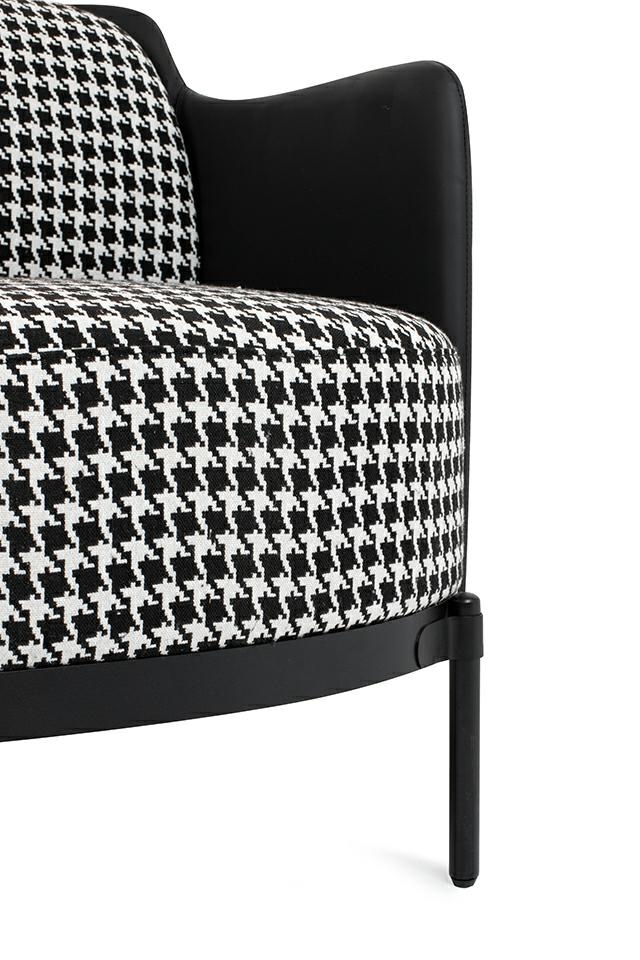 Fotoliu Venice Black 73x70x73 cm - King Home [6]