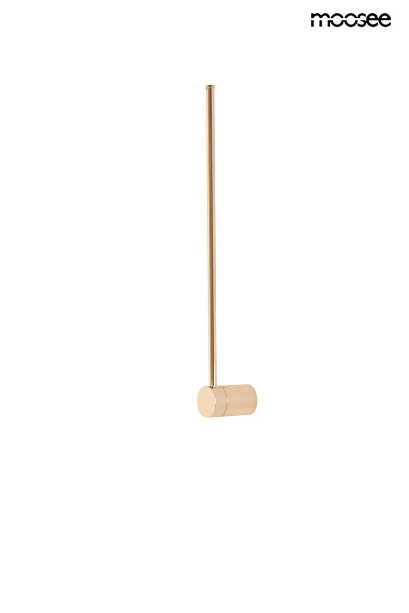 Aplice LED - Aplică Ombre 60 6x10x62,5 cm, Oțel Auriu - Moosee