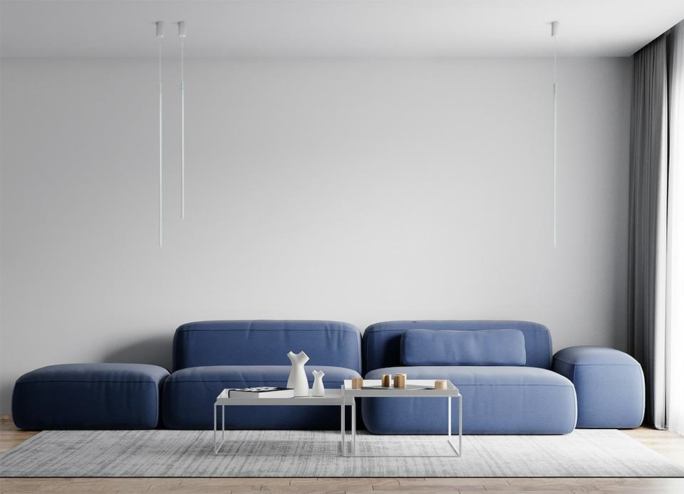 Pendul Ombre 80 83x6x295 cm, Oțel Alb - Moosee [6]